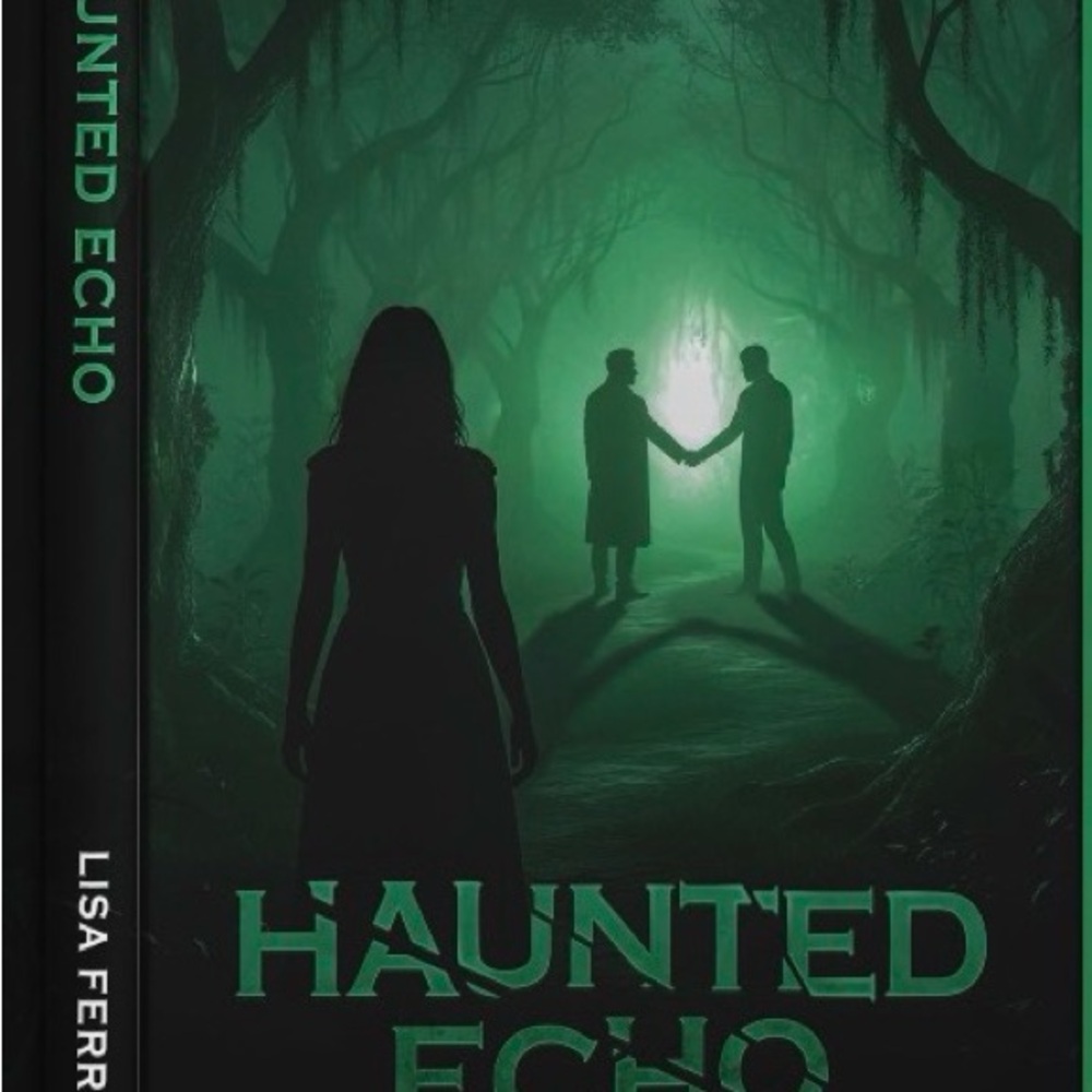 Haunted Echo by Lisa Ferro - Green Hardcover